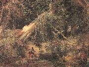 Moran, Thomas Slaves Escaping Through the Swamp oil painting artist